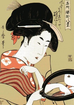  ukiyo - utamaro okita Kitagawa Utamaro Ukiyo e Bijin ga
